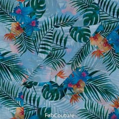 Multi Colour Georgette Digital Printed Fabric