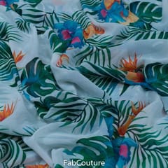 Multi Colour Georgette Digital Printed Fabric