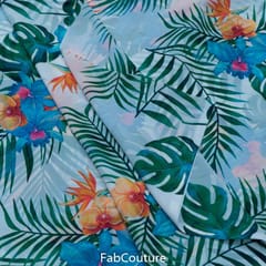 Multi Colour Georgette Digital Printed Fabric