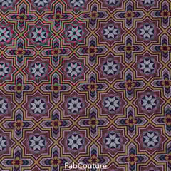 Multi Colour Poly Georgette Digital Printed Fabric