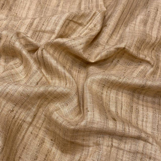 Beige Colour Mahi Silk fabric