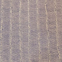 Blue & White Candlework Tufting Jacquard fabric