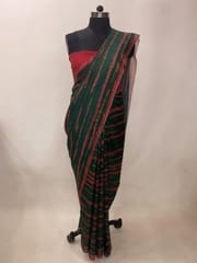 Black Tabby Silk Digital Printed Fabric