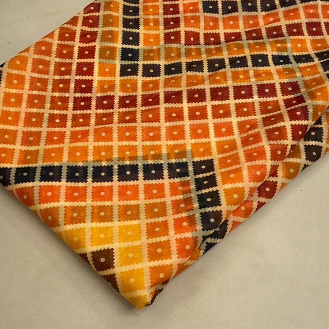 Tabby Silk Digital Printed Fabric