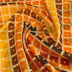 Tabby Silk Digital Printed Fabric