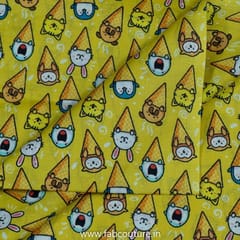 Quirky Cotton Cambric Digital Printed Fabrics