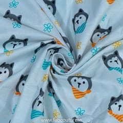 Quirky Cotton Cambric Digital Printed Fabrics