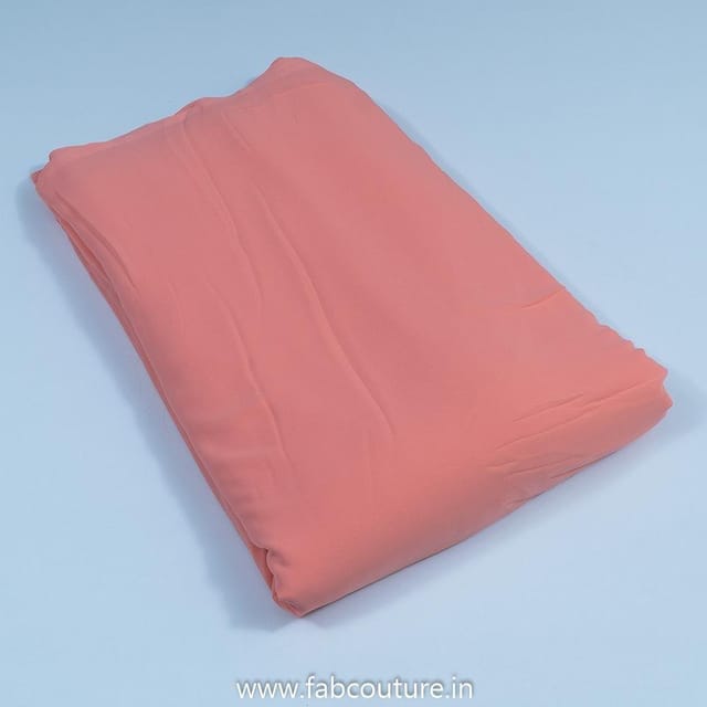 Gajree Colour Poly Georgette fabric