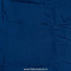 Blue Colour Viscose Muslin fabric