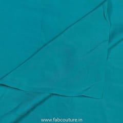 Firozi Colour Viscose Muslin fabric