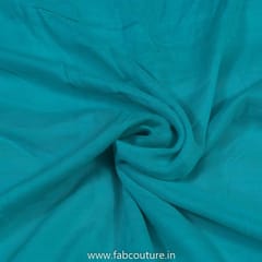 Firozi Colour Viscose Muslin fabric