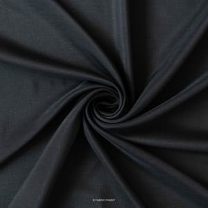 Black Colour Viscose Muslin fabric