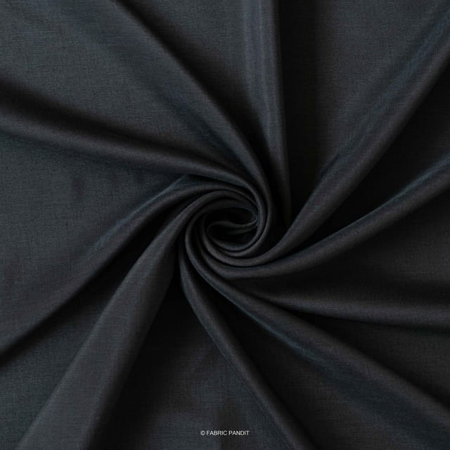 Black Colour Viscose Muslin fabric