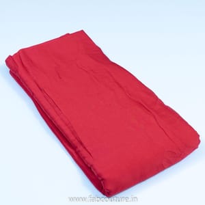 Red Colour Viscose Muslin fabric