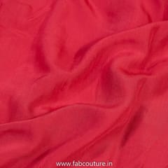 Red Colour Viscose Muslin fabric