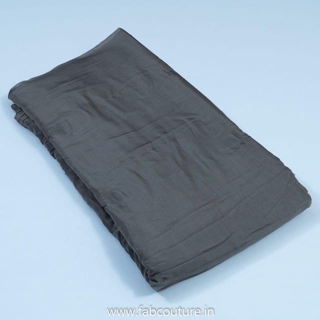 Grey Colour Viscose Muslin fabric