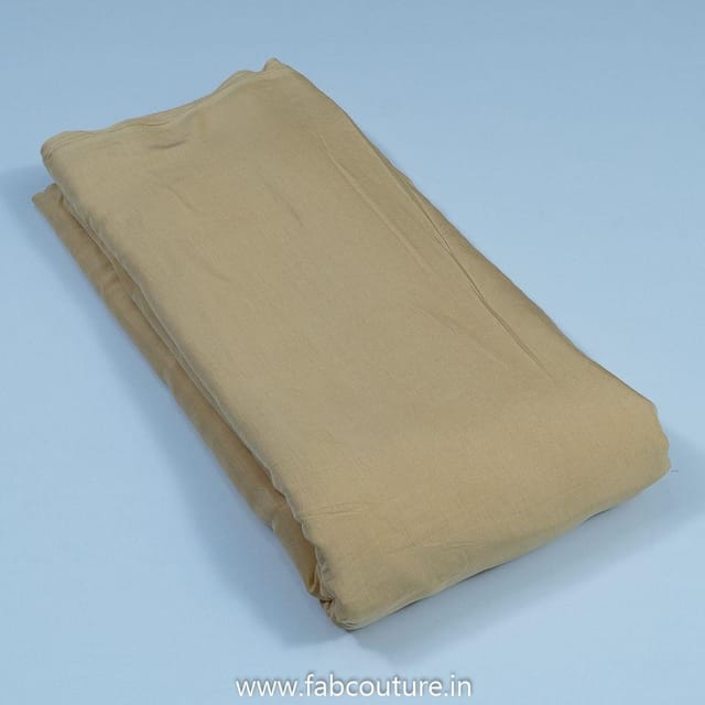 Fawn Colour Viscose Muslin fabric