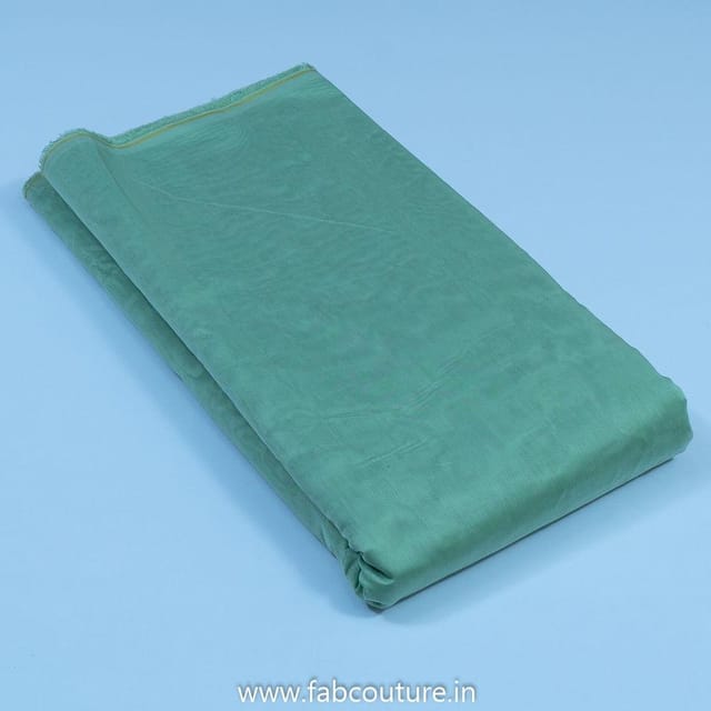 Mint Green Colour Modal Chanderi fabric