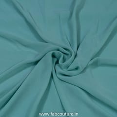 Grey Colour Poly Georgette fabric