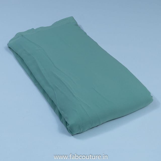 Grey Colour Poly Georgette fabric