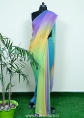 MultiColour Poly Georgette Digital Print