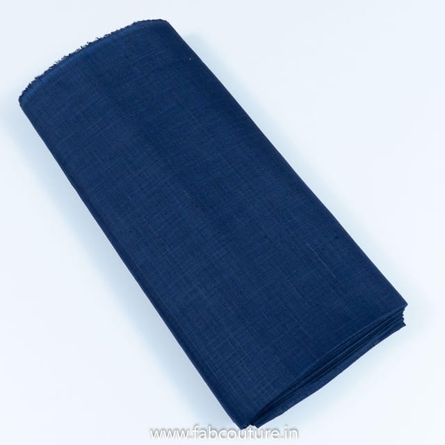 Navy Blue Colour Mahi Silk fabric