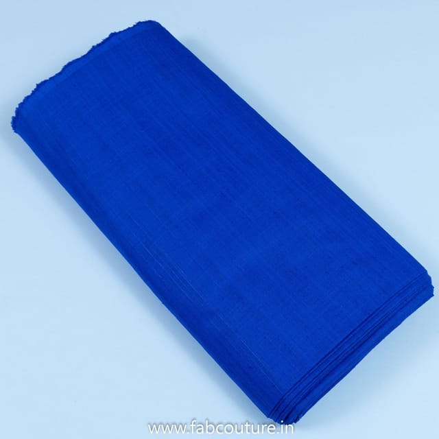 Royal Blue Colour Mahi Silk fabric