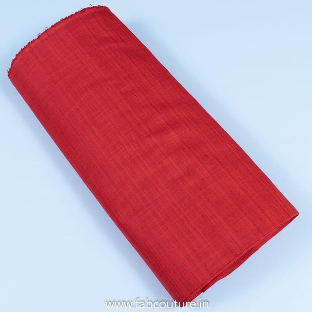 Red Colour Mahi Silk fabric