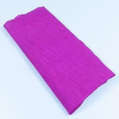 Magenta Colour Polyester Raw silk fabric