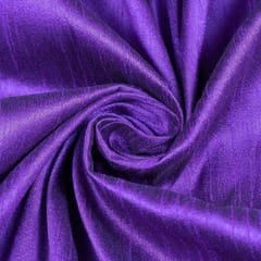 Purple Colour Polyester Raw silk fabric