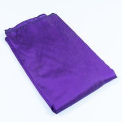 Purple Colour Polyester Raw silk fabric