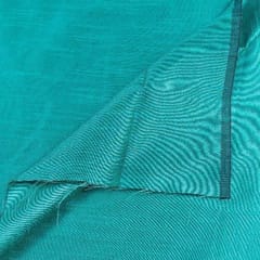 Green Colour Polyester Raw silk fabric