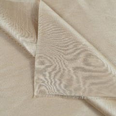 Beige Colour Polyester Raw silk fabric