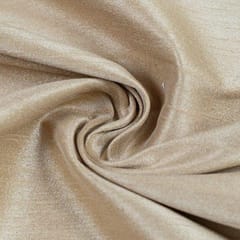 Beige Colour Polyester Raw silk fabric