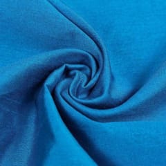 Blue Colour Polyester Raw silk fabric
