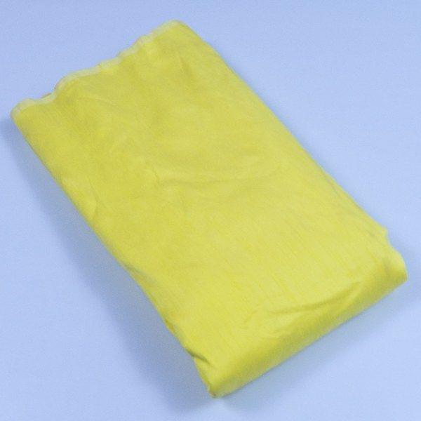 Lemon Colour Polyester Raw silk fabric