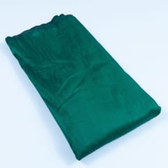 Dark Green Colour Polyester Raw silk fabric