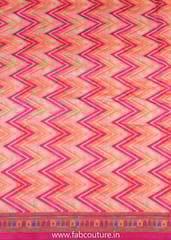 Gajree Colour Chanderi Digital Printed Fabric