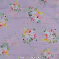 Blush Digital Satin Printed Fabric