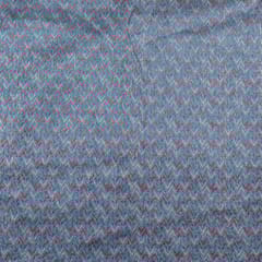 Grey Colour Chanderi Zari Digital Printed Fabric