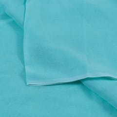 Light Firozi Colour Georgette fabric