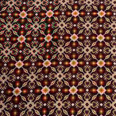 Multi Colour Uppada Digital Printed Fabric