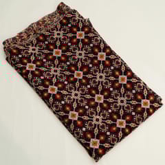 Multi Colour Uppada Digital Printed Fabric