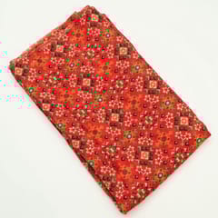 Multi Colour Uppada Digital Printed Fabric