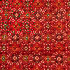Multi Colour Uppada Digital Printed Fabric