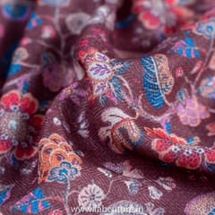 Pashmina Digital  Floral Printed Fabric