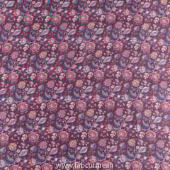 Pashmina Digital  Floral Printed Fabric