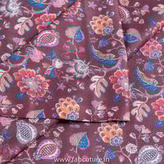 Pashmina Digital  Floral Printed Fabric