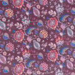 Pashmina Digital  Floral Printed Fabric