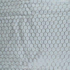 White Dyeble Banarsi Chanderi Embroidered Fabric